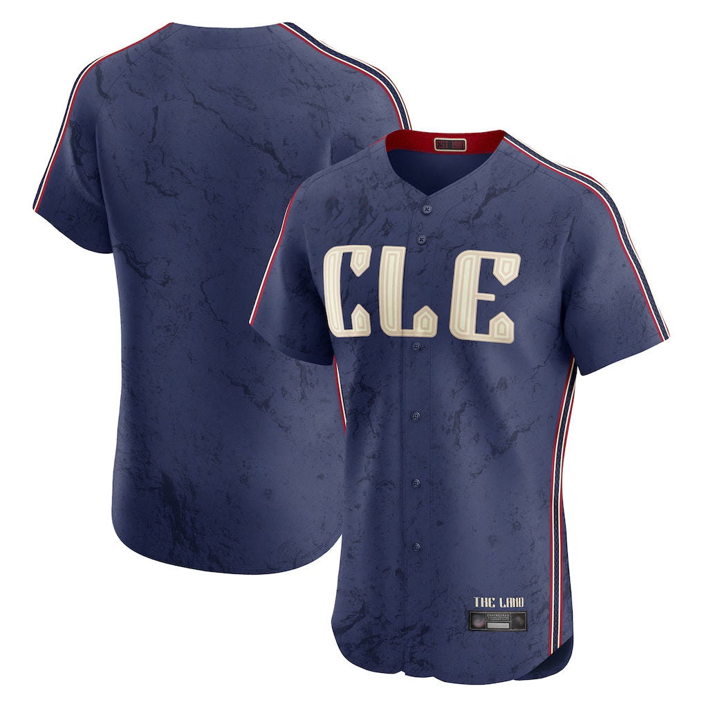 Johmsee C.Guardians Navy City Connect Limited Elite Home Blank Player Stitched Jerseys