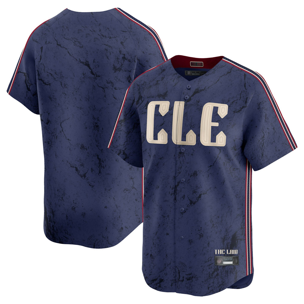 Johmsee C.Guardians Navy City Connect Limited Home Blank Player Stitched Jerseys