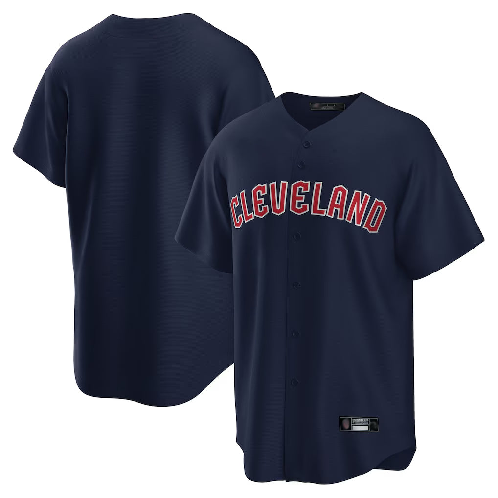 Johmsee C.Guardians Navy Game Home Blank Player Stitched Jerseys