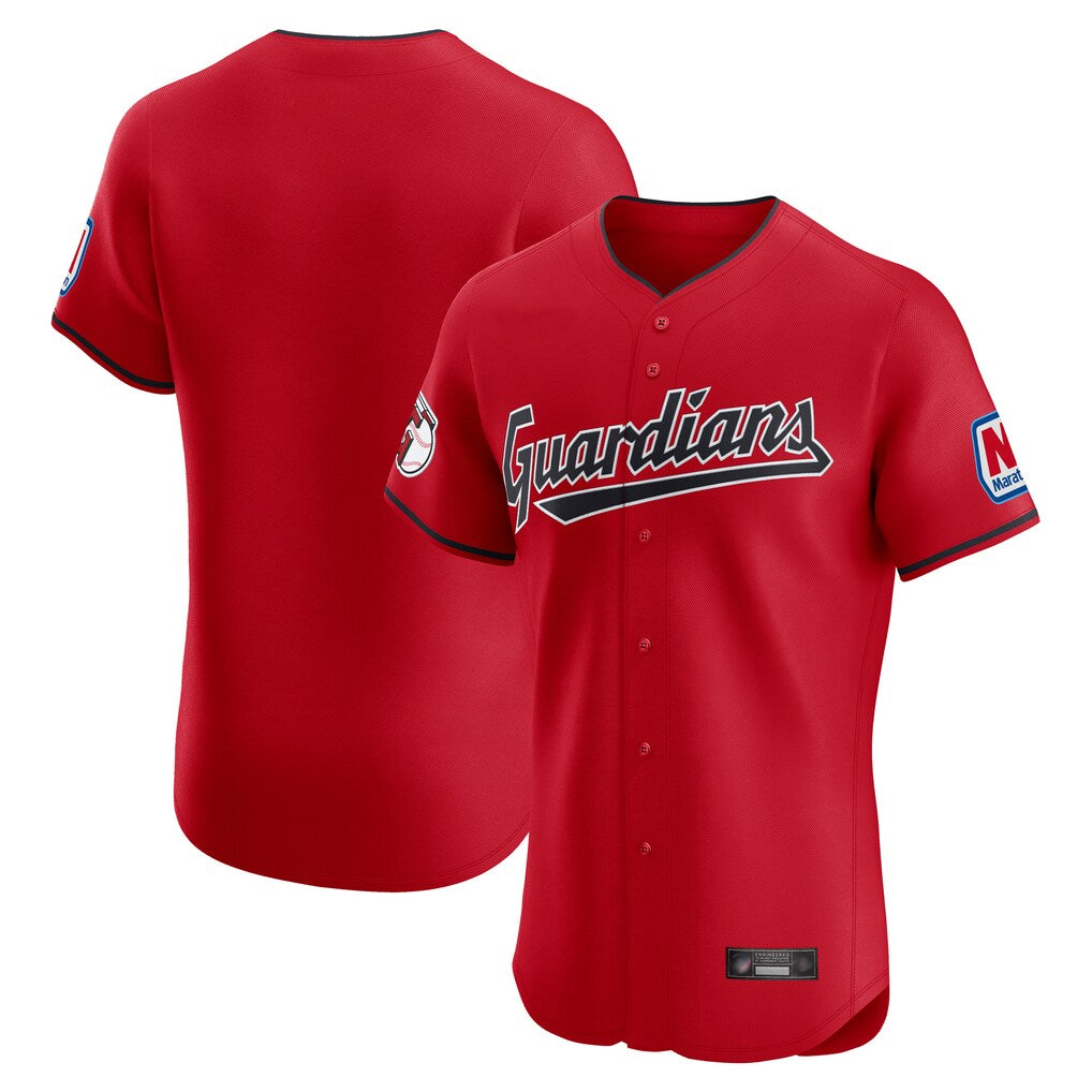 Johmsee C.Guardians Red Limited Elite Home Blank Player Stitched Jerseys