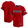 Johmsee C.Guardians Red Limited Home Blank Player Stitched Jerseys