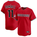 Johmsee C.Guardians #11 Jose Ramirez Player Red Limited Home Stitched Jerseys
