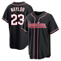 Johmsee C.Guardians #23 Bo Naylor Player Black Fashion Out Home Game Stitched Jerseys