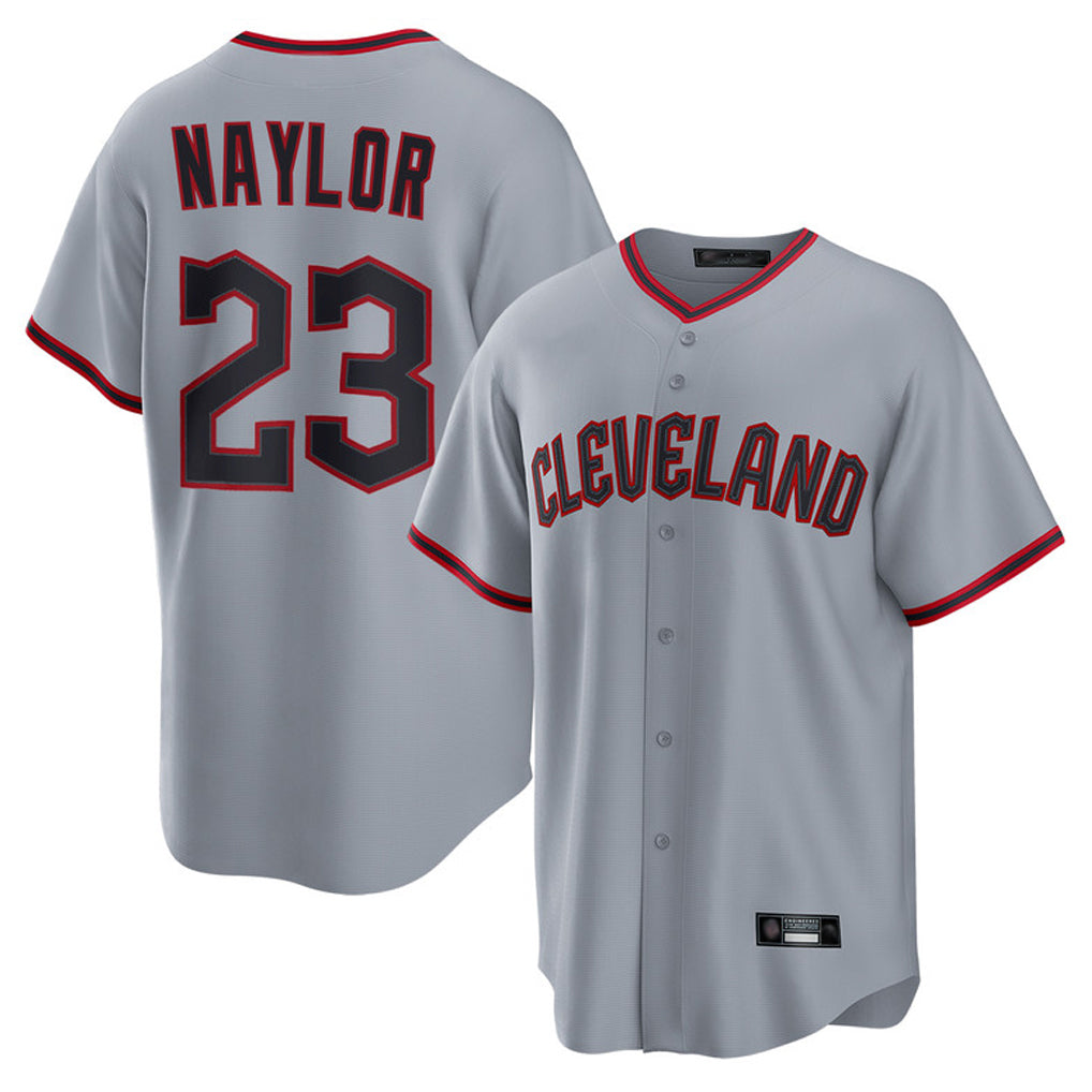 Johmsee C.Guardians #23 Bo Naylor Player Gray Home Game Stitched Jerseys