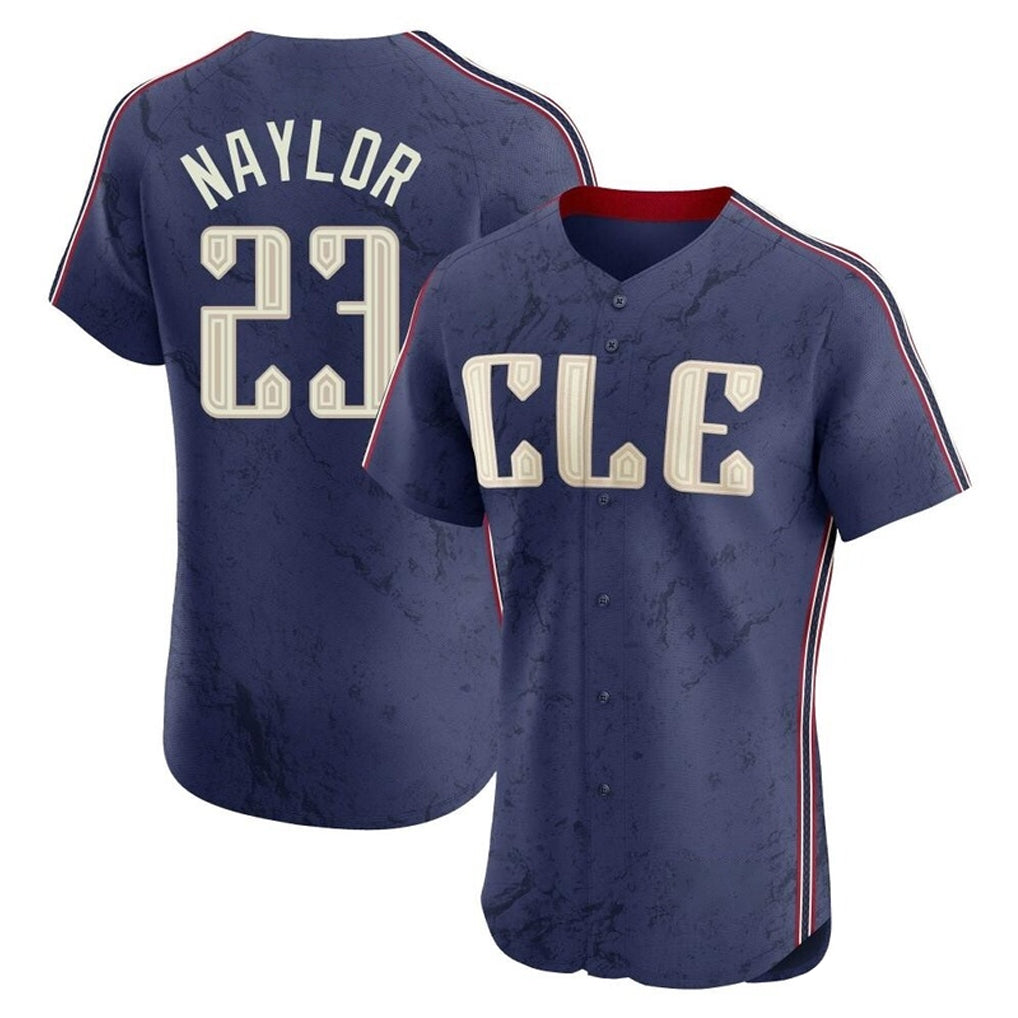 Johmsee C.Guardians #23 Bo Naylor Player Navy City Connect Limited Elite Home Stitched Jerseys
