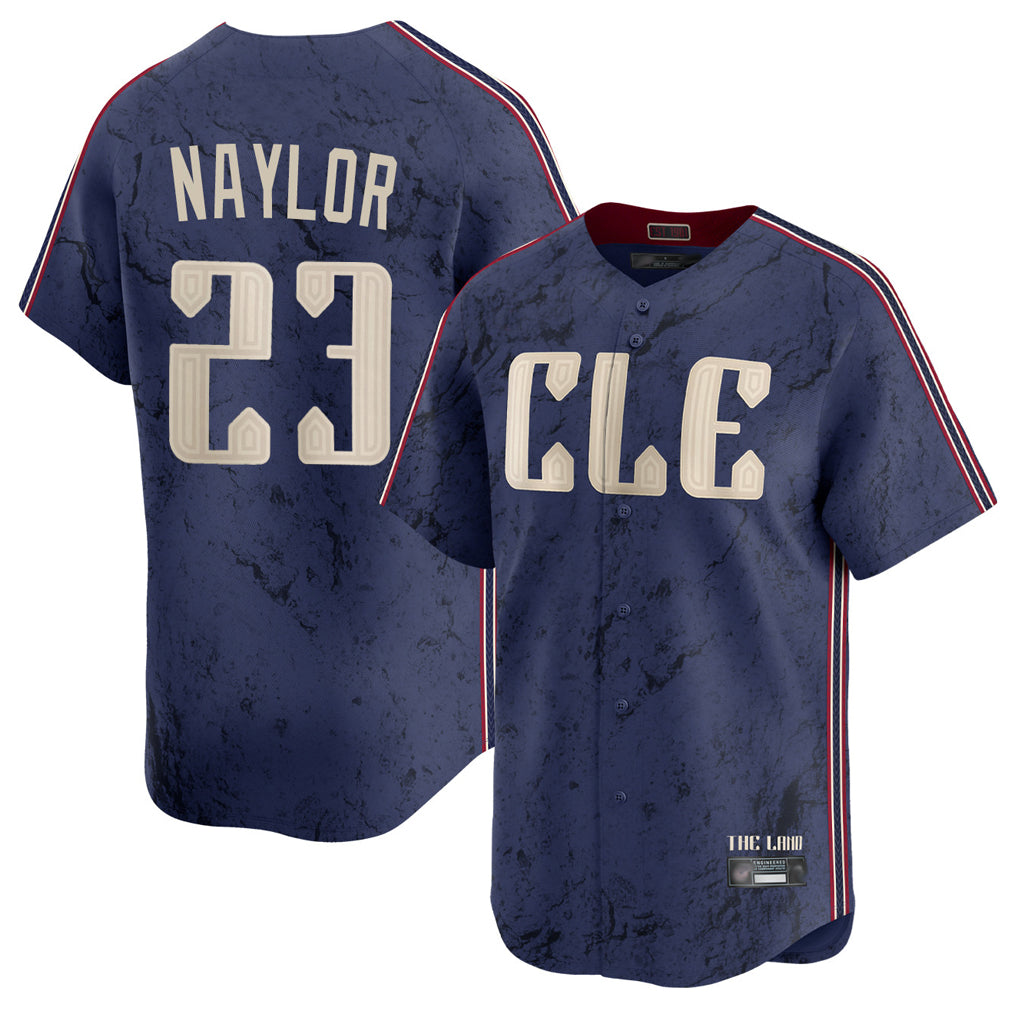 Johmsee C.Guardians #23 Bo Naylor Player Navy City Connect Limited Home Stitched Jerseys