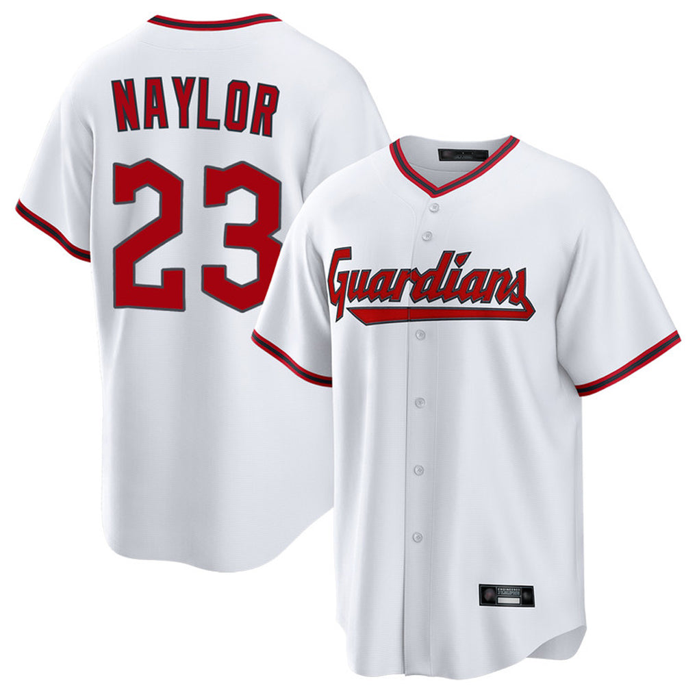 Johmsee C.Guardians #23 Bo Naylor Player White Game Home Stitched Jerseys