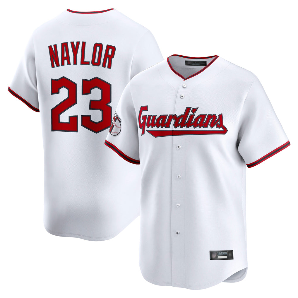 Johmsee C.Guardians #23 Bo Naylor Player White Limited Home Game Stitched Jerseys