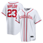 Johmsee C.Guardians #23 Bo Naylor Player White World Classic Home Game Stitched Jerseys