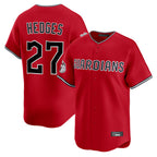 Johmsee C.Guardians #27 Austin Hedges Player Red Limited Home Stitched Jerseys
