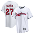 Johmsee C.Guardians #27 Austin Hedges Player White Home Game Stitched Jerseys