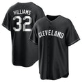 Johmsee C.Guardians #32 Gavin Williams Player Black Home Game Stitched Jerseys