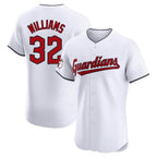 Johmsee C.Guardians #32 Gavin Williams Player White Limited Elite Home Stitched Jerseys