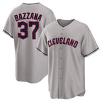 Johmsee C.Guardians #37 Travis Bazzana Player Gray Game Home Stitched Jerseys