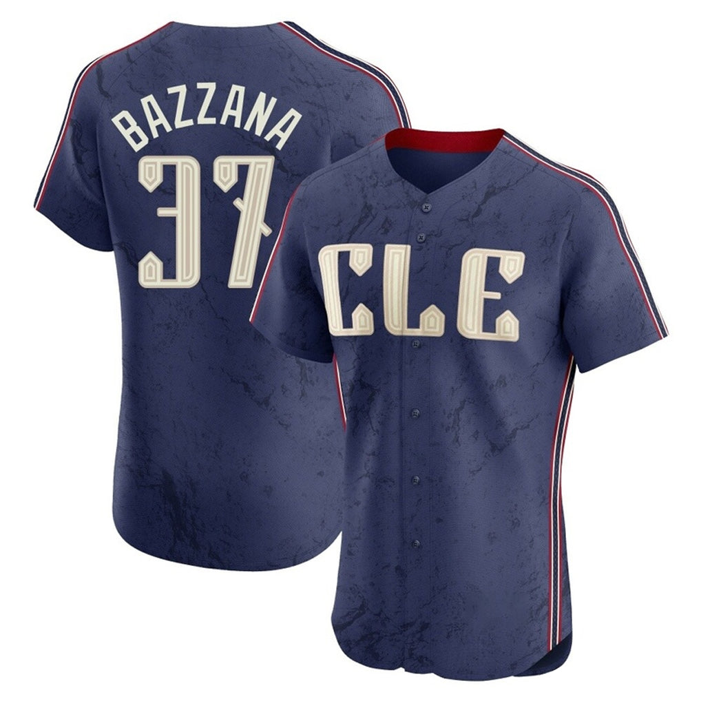 Johmsee C.Guardians #37 Travis Bazzana Player Navy City Connect Limited Elite Home Stitched Jerseys