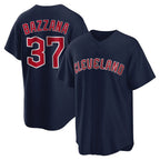 Johmsee C.Guardians #37 Travis Bazzana Player Navy Game Home Stitched Jerseys