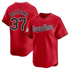 Johmsee C.Guardians #37 Travis Bazzana Player Red Limited Home Stitched Jerseys
