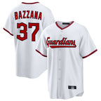 Johmsee C.Guardians #37 Travis Bazzana Player White Game Home Stitched Jerseys