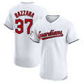 Johmsee C.Guardians #37 Travis Bazzana Player White Limited Elite Home Stitched Jerseys