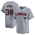 Johmsee C.Guardians #38 Steven Kwan Player Gray Road Limited Home Stitched Jerseys