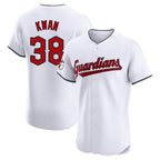 Johmsee C.Guardians #38 Steven Kwan Player White Limited Elite Home Stitched Jerseys