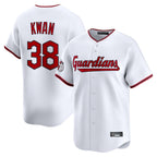 Johmsee C.Guardians #38 Steven Kwan Player White Limited Home Game Stitched Jerseys