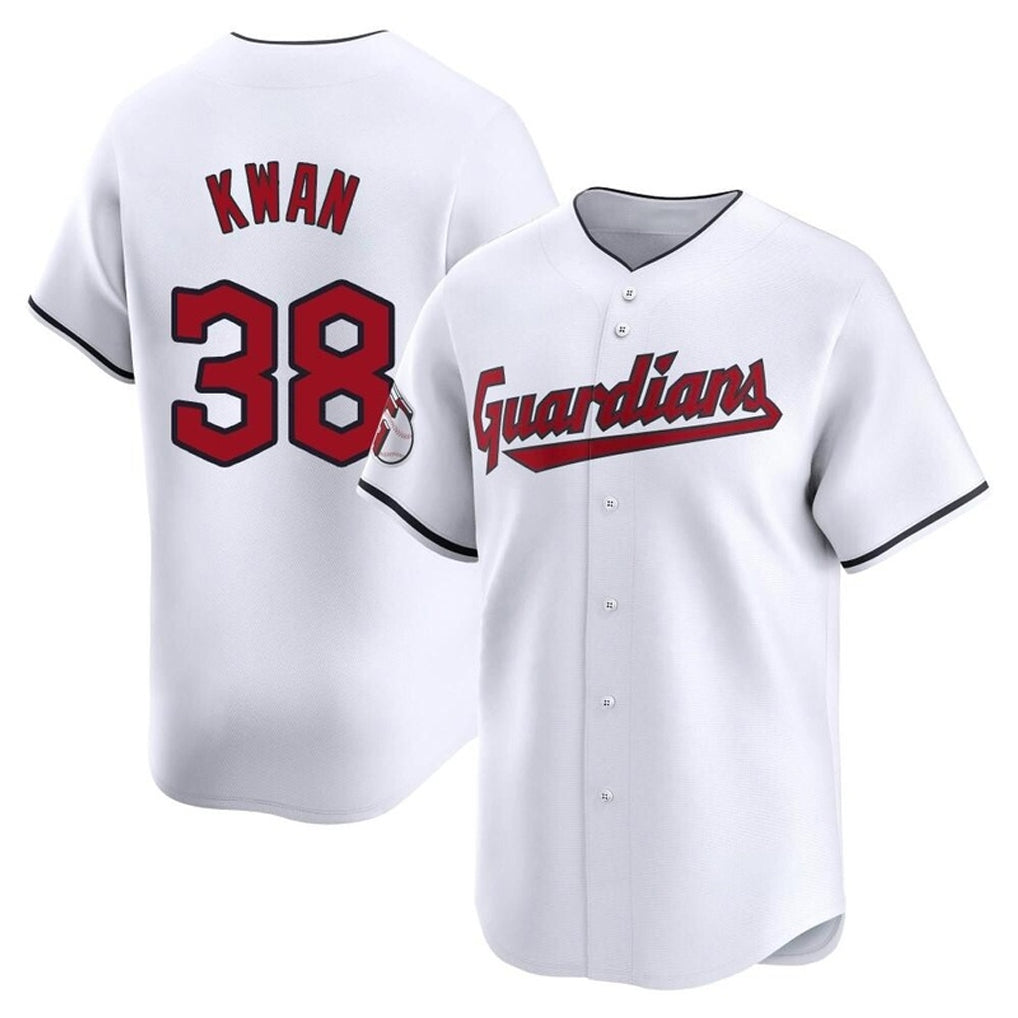 Johmsee C.Guardians #38 Steven Kwan Player White Limited Home Stitched Jerseys