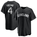 Johmsee C.Guardians #4 Brayan Rocchio Player Black Home Game Stitched Jerseys