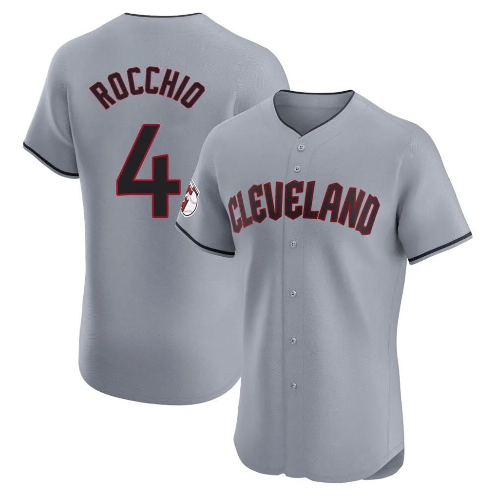 Johmsee C.Guardians #4 Brayan Rocchio Player Gray Road Limited Elite Home Stitched Jerseys