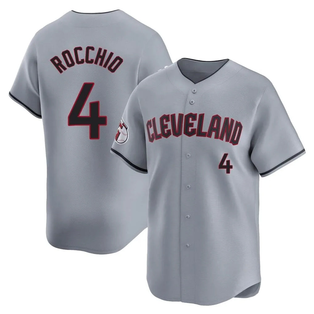 Johmsee C.Guardians #4 Brayan Rocchio Player Gray Road Limited Home Stitched Jerseys