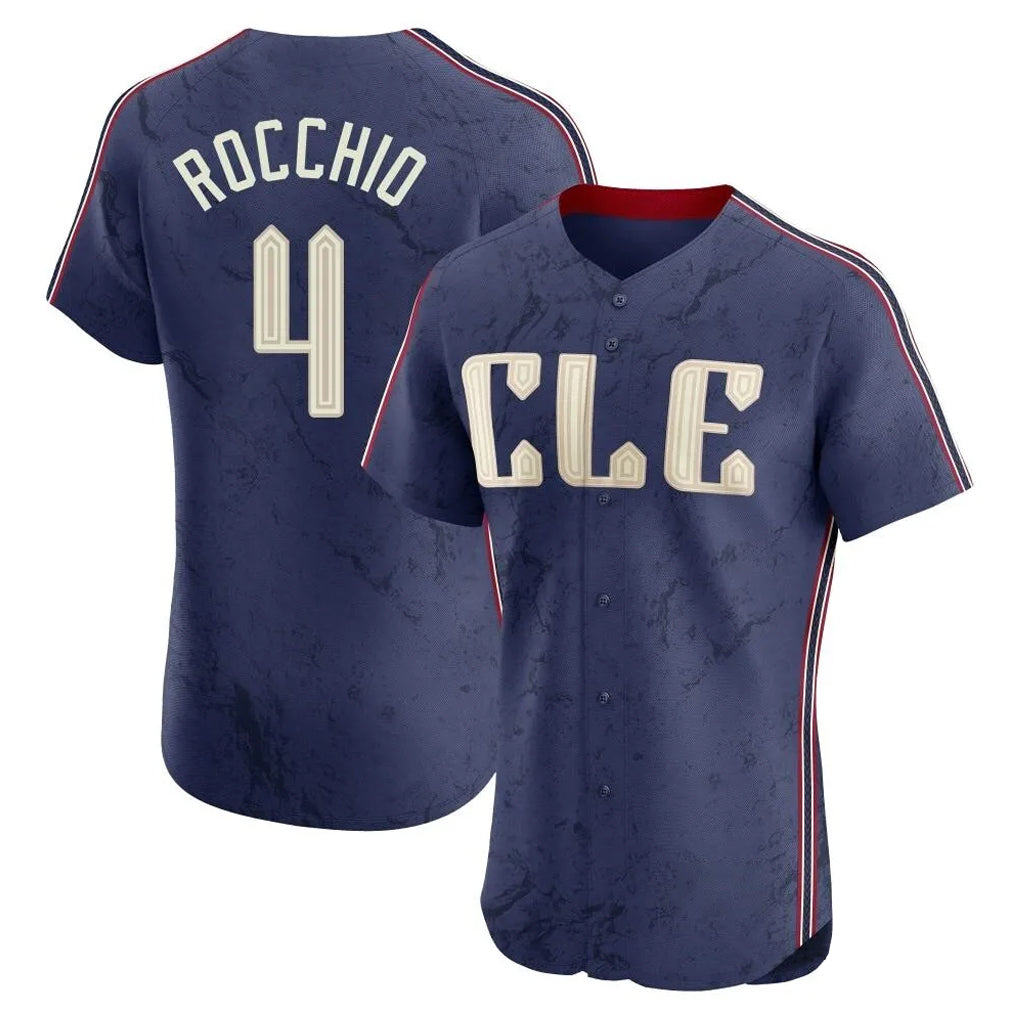 Johmsee C.Guardians #4 Brayan Rocchio Player Navy City Connect Limited Elite Home Stitched Jerseys