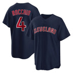 Johmsee C.Guardians #4 Brayan Rocchio Player Navy Game Home Stitched Jerseys