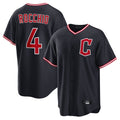 Johmsee C.Guardians #4 Brayan Rocchio Player Navy Home Game Stitched Jerseys