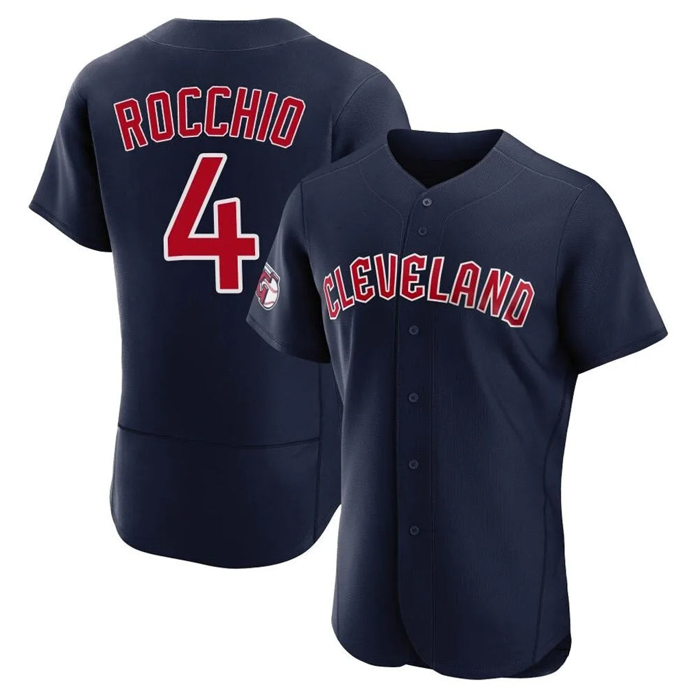 Johmsee C.Guardians #4 Brayan Rocchio Player Navy Limited Elite Home Stitched Jerseys