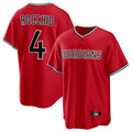 Johmsee C.Guardians #4 Brayan Rocchio Player Red Home Game Stitched Jerseys