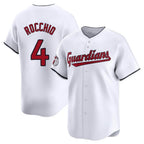 Johmsee C.Guardians #4 Brayan Rocchio Player White Limited Home Stitched Jerseys