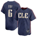 Johmsee C.Guardians #6 David Fry Player Navy City Connect Limited Home Stitched Jerseys