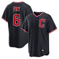 Johmsee C.Guardians #6 David Fry Player Navy Home Game Stitched Jerseys
