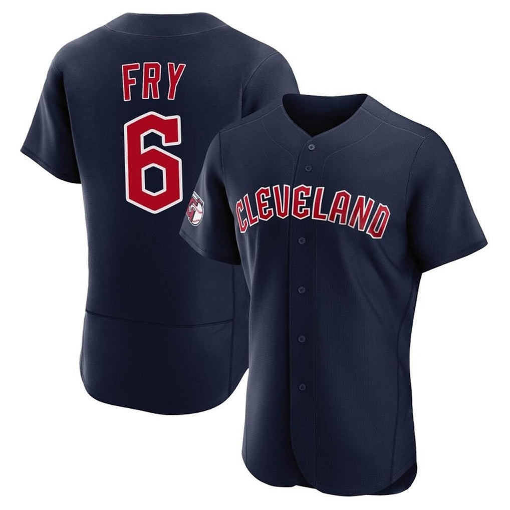 Johmsee C.Guardians #6 David Fry Player Navy Limited Elite Home Stitched Jerseys