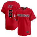 Johmsee C.Guardians #6 David Fry Player Red Limited Home Stitched Jerseys