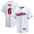 Johmsee C.Guardians #6 David Fry Player White Home Game Stitched Jerseys