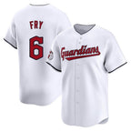 Johmsee C.Guardians #6 David Fry Player White Limited Home Stitched Jerseys
