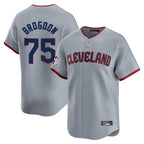 Johmsee C.Guardians #75 Connor Brogdon Player Gray Road Limited Home Game Stitched Jerseys