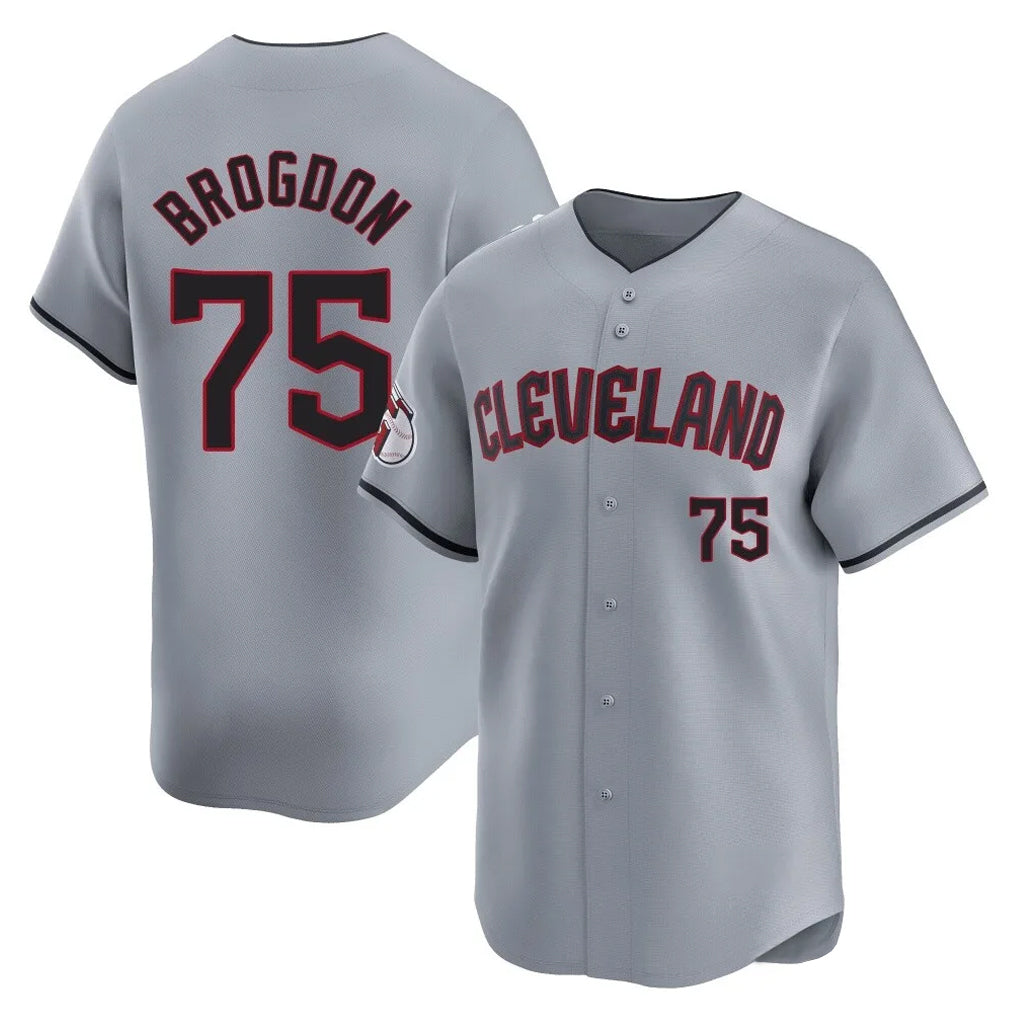 Johmsee C.Guardians #75 Connor Brogdon Player Gray Road Limited Home Stitched Jerseys