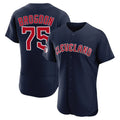 Johmsee C.Guardians #75 Connor Brogdon Player Navy Limited Elite Home Stitched Jerseys