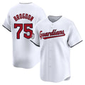 Johmsee C.Guardians #75 Connor Brogdon Player White Limited Home Stitched Jerseys