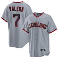 Johmsee C.Guardians #7 George Valera Player Gray Home Game Stitched Jerseys