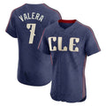 Johmsee C.Guardians #7 George Valera Player Navy City Connect Limited Elite Home Stitched Jerseys