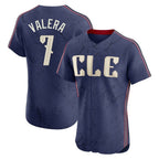 Johmsee C.Guardians #7 George Valera Player Navy City Connect Limited Elite Home Stitched Jerseys