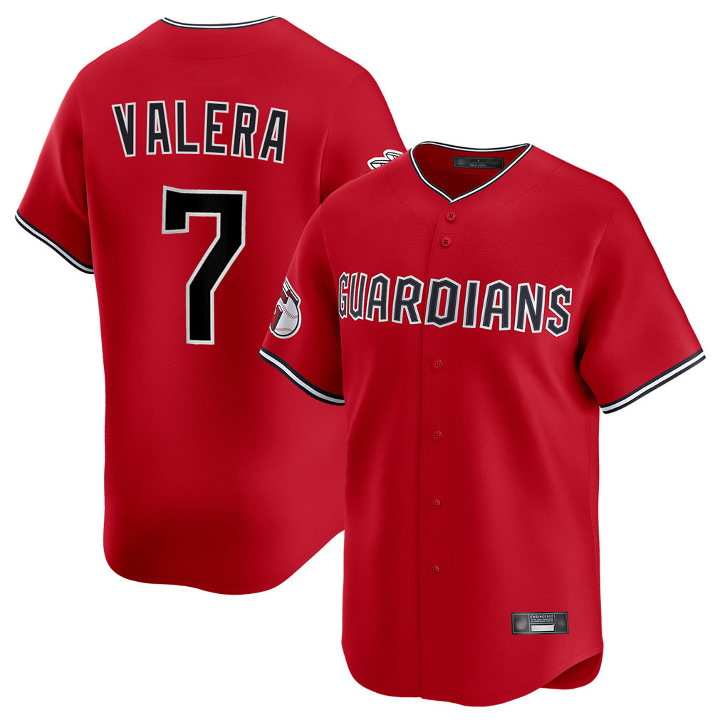 Johmsee C.Guardians #7 George Valera Player Red Limited Home Stitched Jerseys